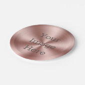 独自のブラシ付きラジアルバラ金ゴールドメタルを作成 ペーパープレート (アングル)