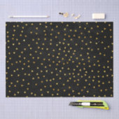 独自のブラックと空白の金ゴールドの作成 薄葉紙 (クラフト)