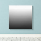 独自のブラックを作成グラデーション キャンバスプリント (インサイチュ (ウッドフロア))