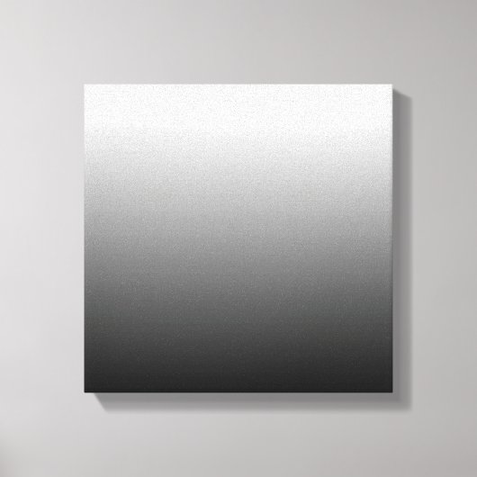 独自のブラックを作成グラデーション キャンバスプリント (正面)