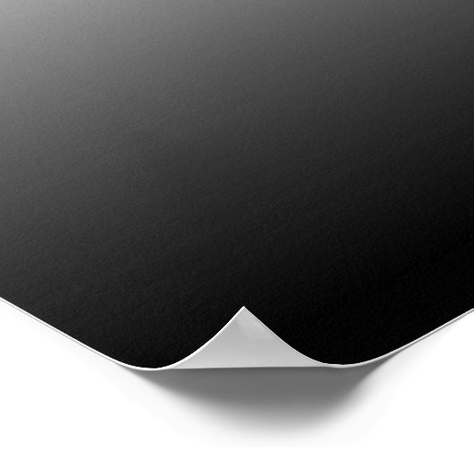 独自のブラックを作成グラデーション ポスター (角)