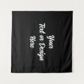 独自のブラックタペストリーを作成 タペストリー (正面(横))