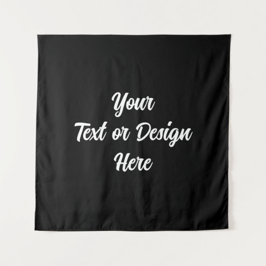 独自のブラックタペストリーを作成 タペストリー (正面)