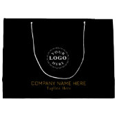 独自のブランドを作成 ラージペーパーバッグ (裏面)