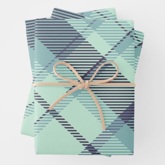 独自のブランドカスタムのHerringboneの作成 ラッピングペーパーシート (インサイチュ)