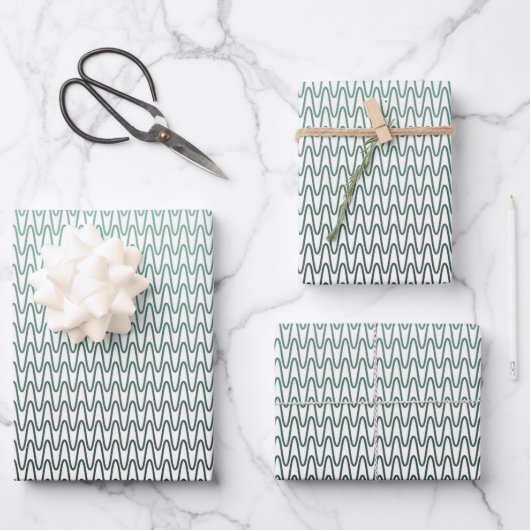 独自のブランドカスタムのHerringboneの作成 ラッピングペーパーシート (正面)
