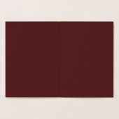 独自のブルゴーニュをエレガント作成 箔カード (内部)