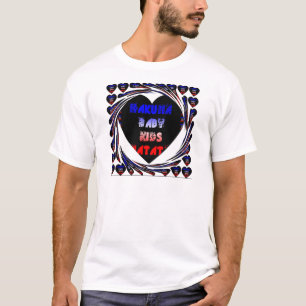 独自のブルーブラックハクナマタタベビーキッズ Tシャツ