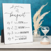 独自のブーケバーを作成 フォトプラーク (側面)