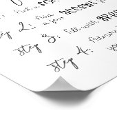 独自のブーケバーを作成 ポスター (角)