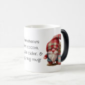 独自のプレイドクリスマス格言の作成 モーフィングマグカップ (正面右)