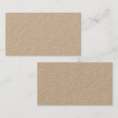 独自のプレミアムクラフトスタイリッシュを作成する 名刺 (正面/裏面)