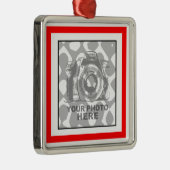 独自のプレミアムスクエアオーナメント メタルオーナメント (右)