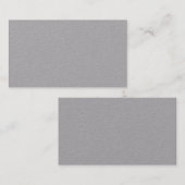 独自のプレミアムスタイリッシュグレーの作成 名刺 (正面/裏面)