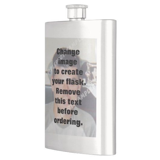 独自のプレミアムフラッカスタムクを簡単に作成 フラスク (左)