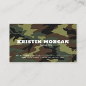 独自のプレミアム品質迷彩柄パターンの作成 名刺 (正面)