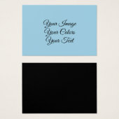 独自のプロファイルカードを作成する (正面&裏面)