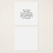 独自のプロファイルカードを作成する (正面&裏面)