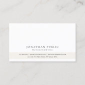 独自のプロフェッショナルをクリーンクラシックに作エレガント成 名刺 (正面)