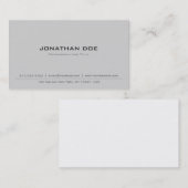 独自のプロフェッショナルエレガントシンプルの作成 名刺 (正面/裏面)