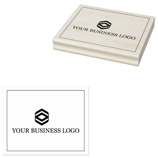 独自のプロフェッショナルビジネスロゴの作成（大） ラバースタンプ (押印)