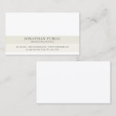 独自のプロフェッショナルモダンを作お洒落成 名刺 (正面/裏面)