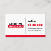 独自のプロフェッショナル名刺の作成 名刺 (正面)