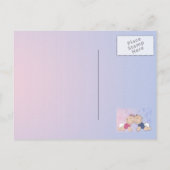 独自のベビーシャワーデザインの作成 インビテーションポストカード (裏面)