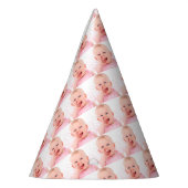 独自のベビー写真の作成パーソナライズされた パーティーハット (左)