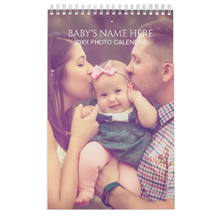 独自のベビー写真の作成2025カレンダー カレンダー