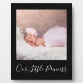 独自のベビー写真を作成パーソナライズされた フォトプラーク (正面)