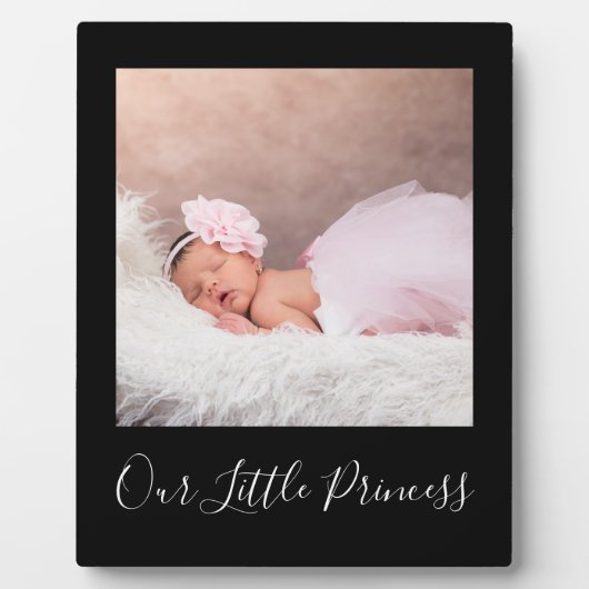 独自のベビー写真を作成パーソナライズされた フォトプラーク (正面)