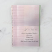 独自のベビー通知の作成 案内状 (内部)