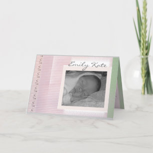 独自のベビー通知の作成 案内状