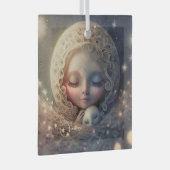 独自のベビー鳥の妖精を作成 ガラスオーナメント (正面右)