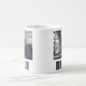 独自のベルリンを作成ドイツ休暇の写真 コーヒーマグカップ (中央)