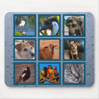 独自のペットのマウスを作成する – 青 マウスパッド