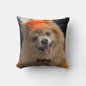 独自のペットカスタムフォト装飾用クッションの作成 クッション (正面)