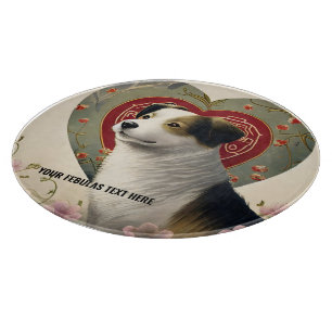 独自のペットパーソナライズされたフォトカスタム文字の作成 カッティングボード