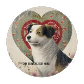 独自のペットパーソナライズされたフォトカスタム文字の作成 カッティングボード (正面)