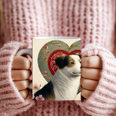 独自のペットパーソナライズされたフォトカスタム文字の作成 ツートーンマグカップ