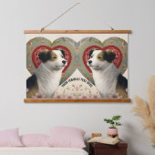 独自のペットパーソナライズされたフォトカスタム文字の作成 吊り下げ型タペストリー (寝室)