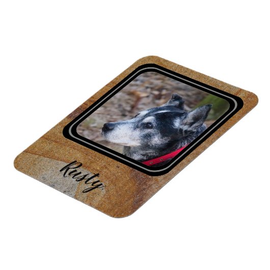 独自のペットフォト磁石を作成する マグネット (左側)