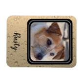 独自のペットフォト磁石を作成する マグネット (横)