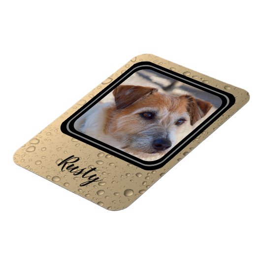 独自のペットフォト磁石を作成する マグネット (左側)