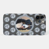 独自のペットポートレートフォトグレイのモダン作成 Case-Mate iPhoneケース (裏面(横))