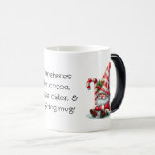 独自のペパーミントすてきクリスマス格言の作成 モーフィングマグカップ (正面右)