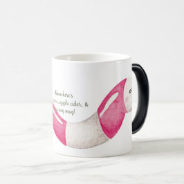 独自のペパーミントウォームクリスマスを作成 モーフィングマグカップ