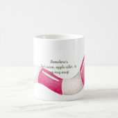 独自のペパーミントウォームクリスマスを作成 モーフィングマグカップ (中央)