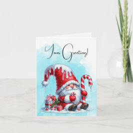 独自のペパーミントカネクリスマス格言を作成 シーズンカード